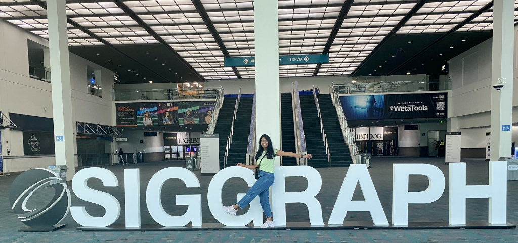Jayasri at SIGGRAPH