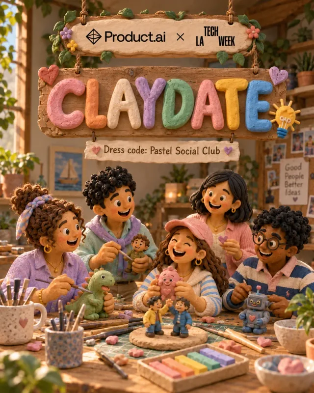 CLAYDATE — event artwork