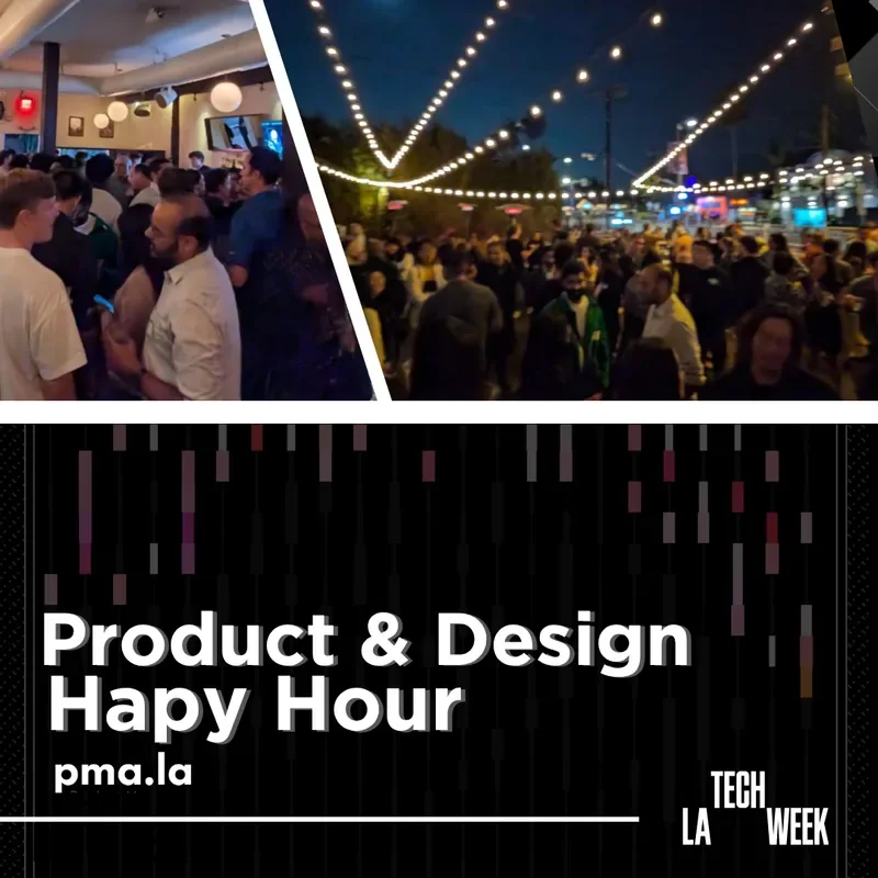 Product & Design Happy Hour - Pma.la — event artwork